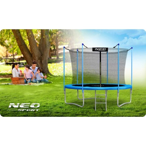 TRAMPOLINA OGRODOWA 8FT/252ĆM SIATKA WEWNĘ TRZNA I DRABINKĄ TRAMPOLINA OGRODOWA 8FT/252ĆM SIATKA WEWNĘ TRZNA I DRABINKĄ