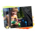 TRAMPOLINA OGRODOWA 8FT/252ĆM SIATKA WEWNĘ TRZNA I DRABINKĄ