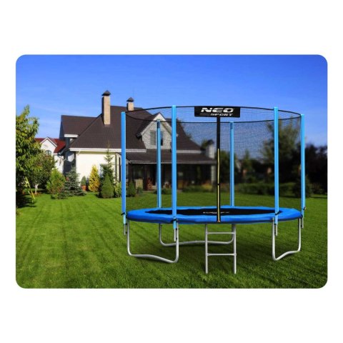 TRAMPOLINA OGRODOWA 8FT/252ĆM SIATKA ZEWNĘ TRZNA I DRABINKĄ TRAMPOLINA OGRODOWA 8FT/252ĆM SIATKA ZEWNĘ TRZNA I DRABINKĄ