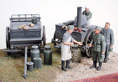 German field kitchen scenery German field kitchen scenery