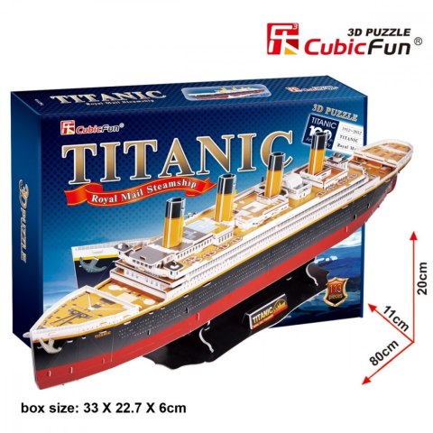 Puzzle 3d titanic duży Puzzle 3d titanic duży