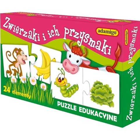 Układanka zwierzaki i przysmaki Układanka zwierzaki i przysmaki