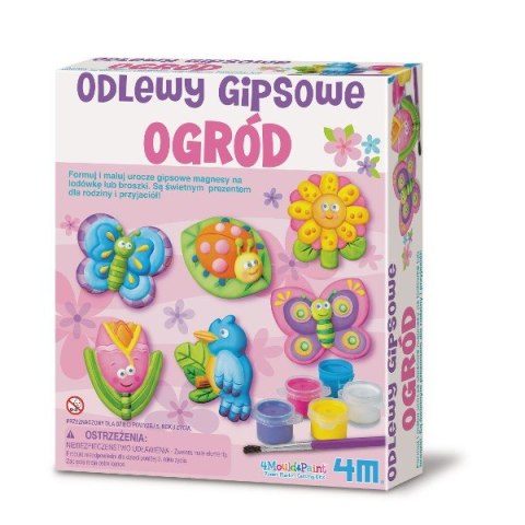 Zestaw kreatywny odlewy gipsowe - ogród Zestaw kreatywny odlewy gipsowe - ogród