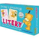 Zestaw tablic piszę i zmazuję litery