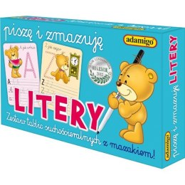 Zestaw tablic piszę i zmazuję litery