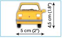 Klocki 71 elementów polski fiat 126p