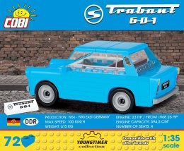 Klocki 72 elementów trabant 601