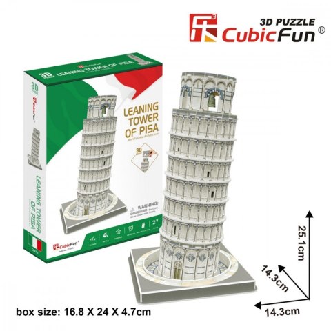 Puzzle 3d krzywa wieża w pizie Puzzle 3d krzywa wieża w pizie