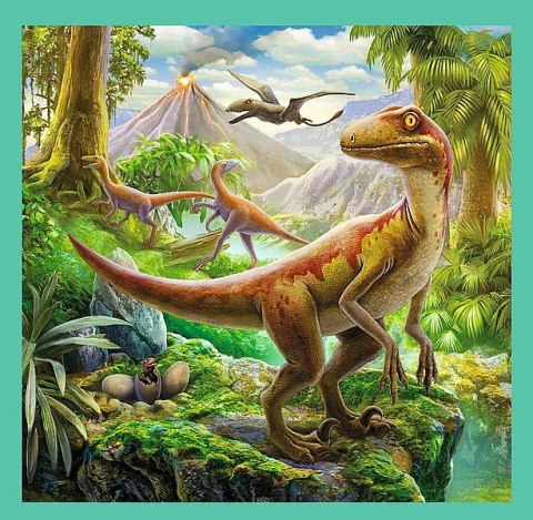 Puzzle 3w1 - niezwykły świat dinozaurów Puzzle 3w1 - niezwykły świat dinozaurów