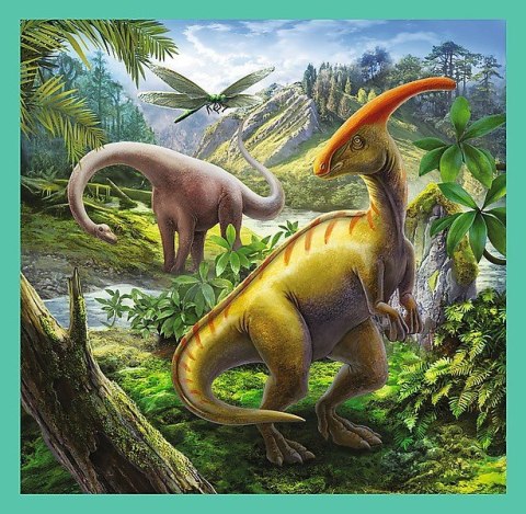 Puzzle 3w1 - niezwykły świat dinozaurów Puzzle 3w1 - niezwykły świat dinozaurów