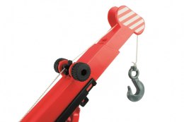 Dźwig czerwony 38 cm middle truck w kartonie
