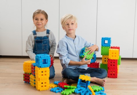 Klocki konstrukcyjne waffle 170 worek Klocki konstrukcyjne waffle 170 worek