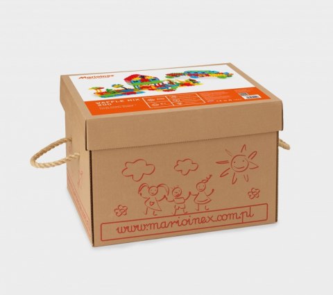 Klocki konstrukcyjne waffle mix 200 box