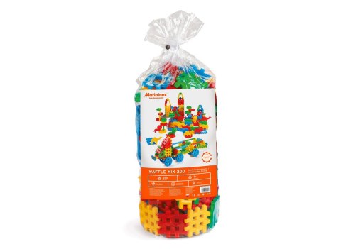 Klocki konstrukcyjne waffle mix 200 worek Klocki konstrukcyjne waffle mix 200 worek