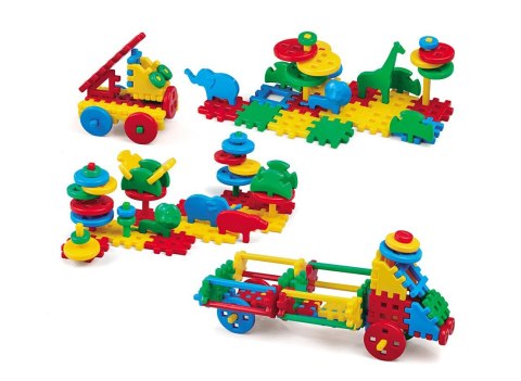 Klocki konstrukcyjne waffle mix 200 worek Klocki konstrukcyjne waffle mix 200 worek