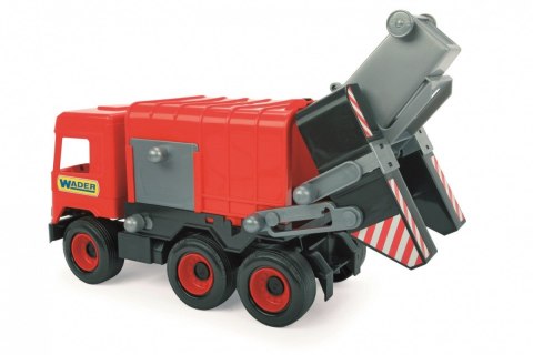 Śmieciarka czerwona middle truck w kartonie Śmieciarka czerwona middle truck w kartonie