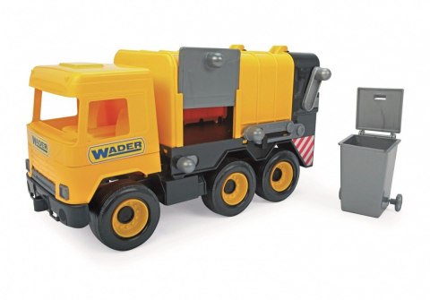 Śmieciarka żółta 42 cm middle truck w kartonie Śmieciarka żółta 42 cm middle truck w kartonie