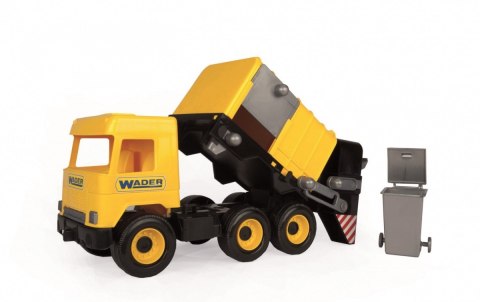 Śmieciarka żółta 42 cm middle truck w kartonie Śmieciarka żółta 42 cm middle truck w kartonie