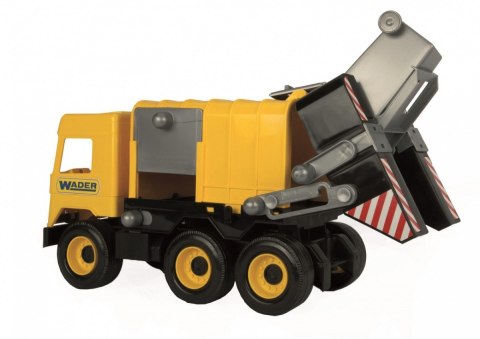 Śmieciarka żółta 42 cm middle truck w kartonie Śmieciarka żółta 42 cm middle truck w kartonie