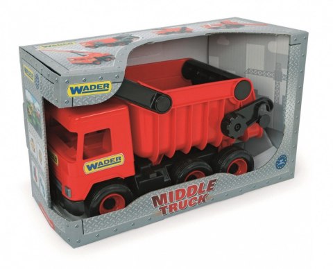 Wywrotka czerwona middle truck w kartonie Wywrotka czerwona middle truck w kartonie