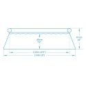 BASEN OGRODOWY ROZPOROWY 244 X 61 ĆM 9W1 BESTWAY 57450