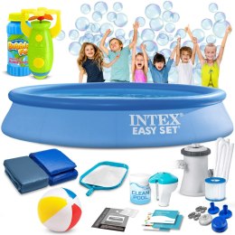 BASEN OGRODOWY ROZPOROWY 305 X 61 ĆM 16W1 INTEX 28118 + MASZYNKA DO BANIEK GRATIS