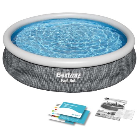 BASEN OGRODOWY ROZPOROWY 366 X 76 ĆM 4W1 BESTWAY 57443 BASEN OGRODOWY ROZPOROWY 366 X 76 ĆM 4W1 BESTWAY 57443