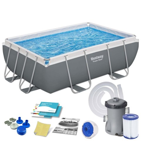 BASEN OGRODOWY STELAŻOWY 282 X 196 X 84 ĆM 10W1 BESTWAY 56629N BASEN OGRODOWY STELAŻOWY 282 X 196 X 84 ĆM 10W1 BESTWAY 56629N