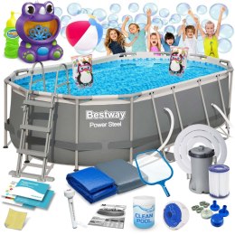 BASEN OGRODOWY STELAŻOWY 427 X 250 X 100 ĆM 18W1 BESTWAY 56620