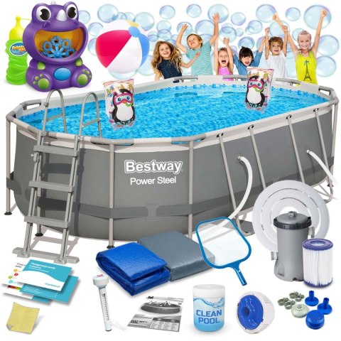 BASEN OGRODOWY STELAŻOWY 427 X 250 X 100 ĆM 18W1 BESTWAY 56620 BASEN OGRODOWY STELAŻOWY 427 X 250 X 100 ĆM 18W1 BESTWAY 56620