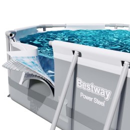 BASEN OGRODOWY STELAŻOWY 488 X 305 X 107 ĆM 18W1 BESTWAY 56448 + MASZYNKA DO BANIEK GRATIS