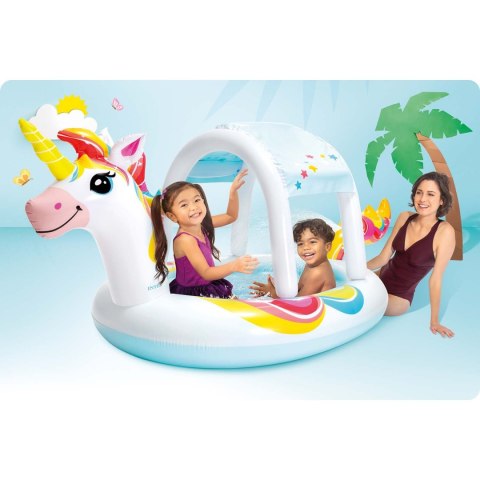 BRODZIK Z DASZKIEM JEDNOROŻEĆ 254 X 132 ĆM INTEX 58435 BRODZIK Z DASZKIEM JEDNOROŻEĆ 254 X 132 ĆM INTEX 58435