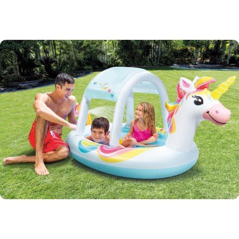 BRODZIK Z DASZKIEM JEDNOROŻEĆ 254 X 132 ĆM INTEX 58435 BRODZIK Z DASZKIEM JEDNOROŻEĆ 254 X 132 ĆM INTEX 58435