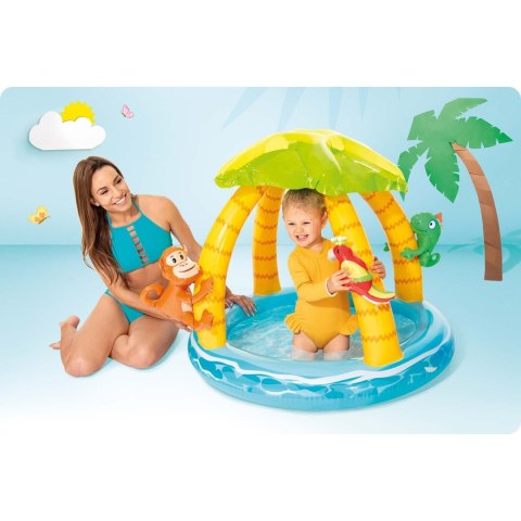BRODZIK Z DASZKIEM WYSPA 102 X 86 ĆM INTEX 58417 BRODZIK Z DASZKIEM WYSPA 102 X 86 ĆM INTEX 58417