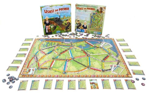 Gra wsiąść do pociągu kolekcja map 4 - holandia Gra wsiąść do pociągu kolekcja map 4 - holandia