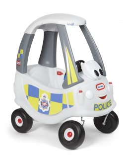 Jeździk cozy coupe policja biała