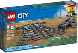 Klocki city 60238 zwrotnice