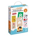 Zestaw edukacyjny poznaję cyfry zabawy edukacyjne z pisakiem zmazywakiem