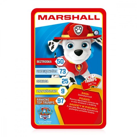 Gra karciana toptrumps' psi patrol 20 Gra karciana toptrumps' psi patrol 20