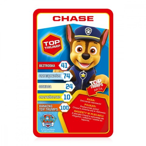 Gra karciana toptrumps' psi patrol 20 Gra karciana toptrumps' psi patrol 20
