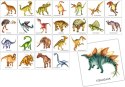 Gra memory dinozaury