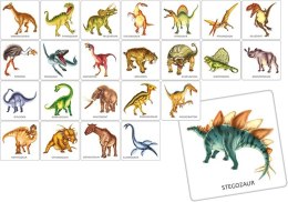 Gra memory dinozaury