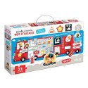Puzzle z dziurką wóz strażacki 23 elementy