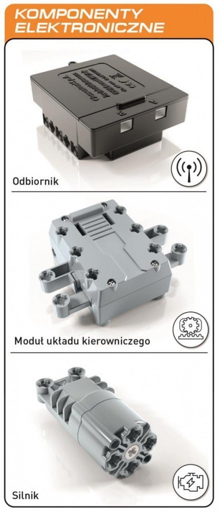 Zestaw naukowy samochód policyjny rc Zestaw naukowy samochód policyjny rc