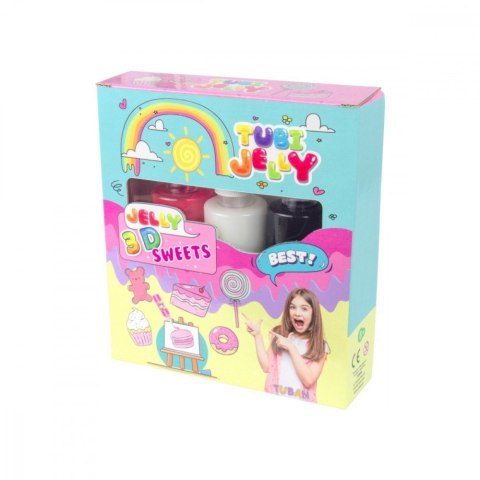 Zestaw tubi jelly 3 kolory - słodycze Zestaw tubi jelly 3 kolory - słodycze