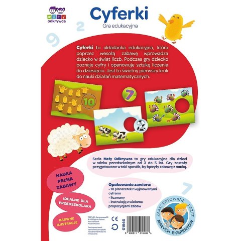Gra cyferki mały odkrywca Gra cyferki mały odkrywca