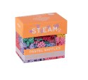 Klocki konstrukcyjne waffle mini pastel 300 elementów