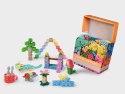 Klocki konstrukcyjne waffle mini pastel 500 elementów