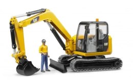 Minikoparka cat z figurka robotnika