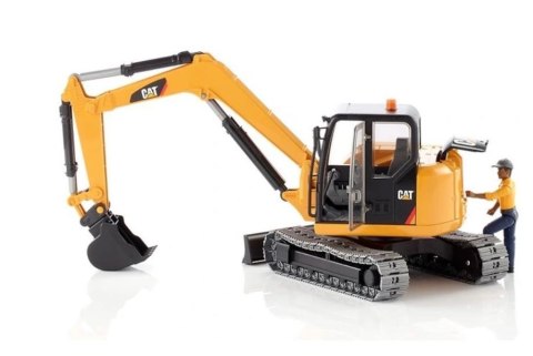Minikoparka cat z figurka robotnika Minikoparka cat z figurka robotnika